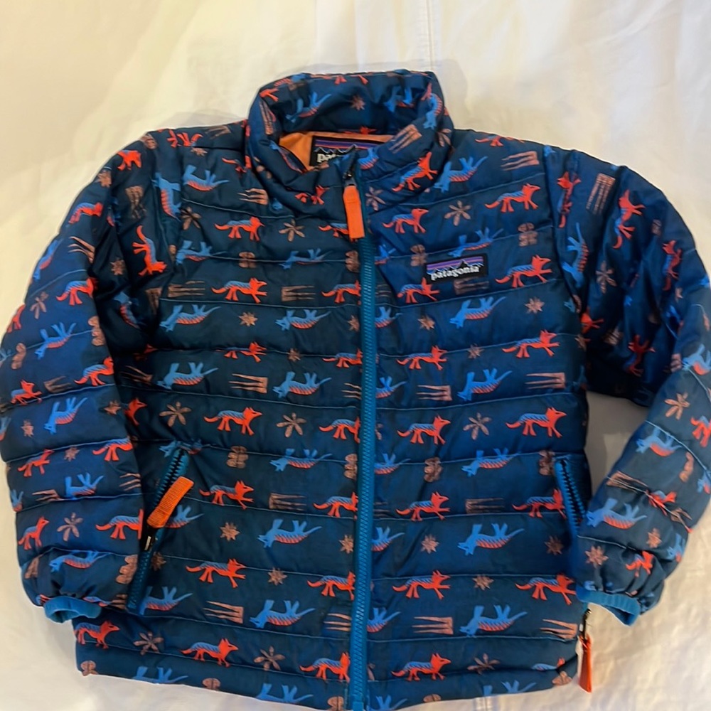 Patagonia Down Sweater 3T Fox Design